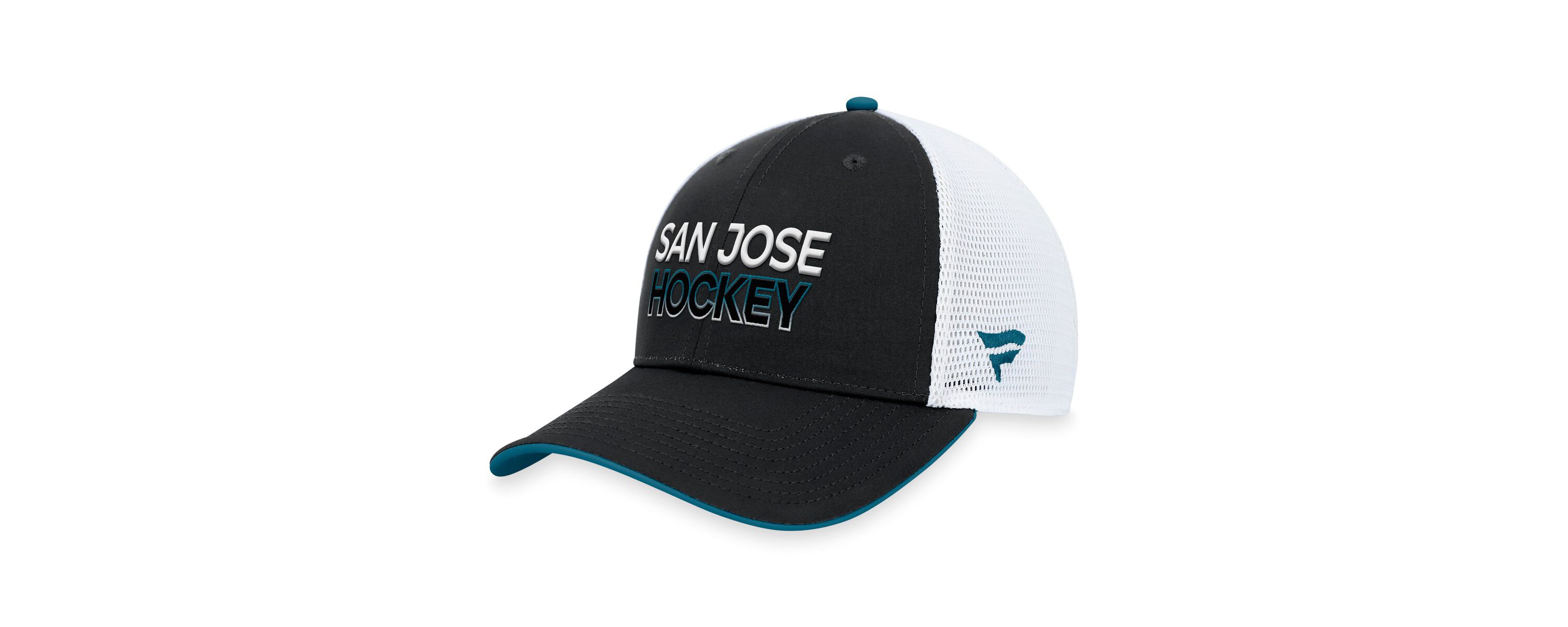 NHL Fanatics San Jose Sharks Alternate Authentic Pro Rink Trucker Adjustable Hat