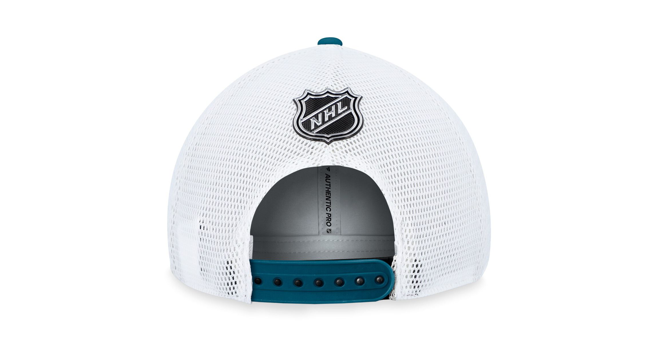 NHL Fanatics San Jose Sharks Alternate Authentic Pro Rink Trucker Adjustable Hat