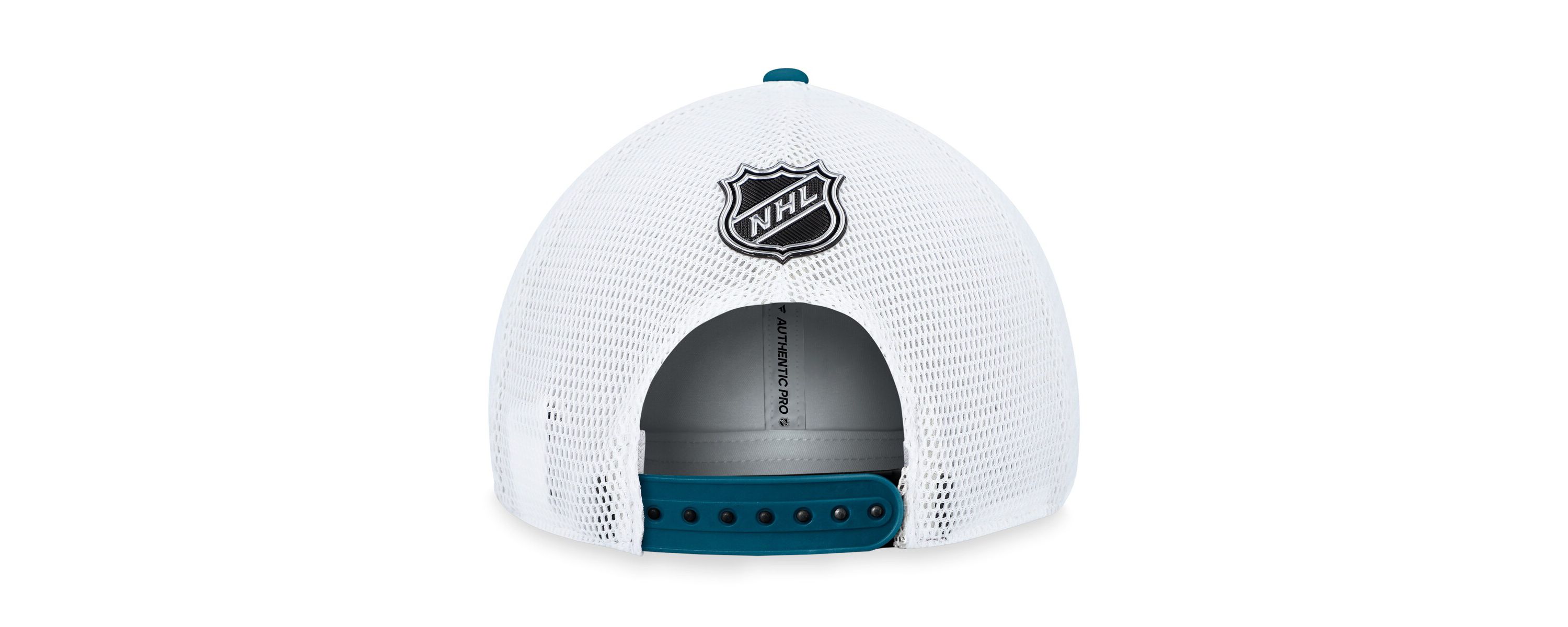NHL Fanatics San Jose Sharks Alternate Authentic Pro Rink Trucker Adjustable Hat