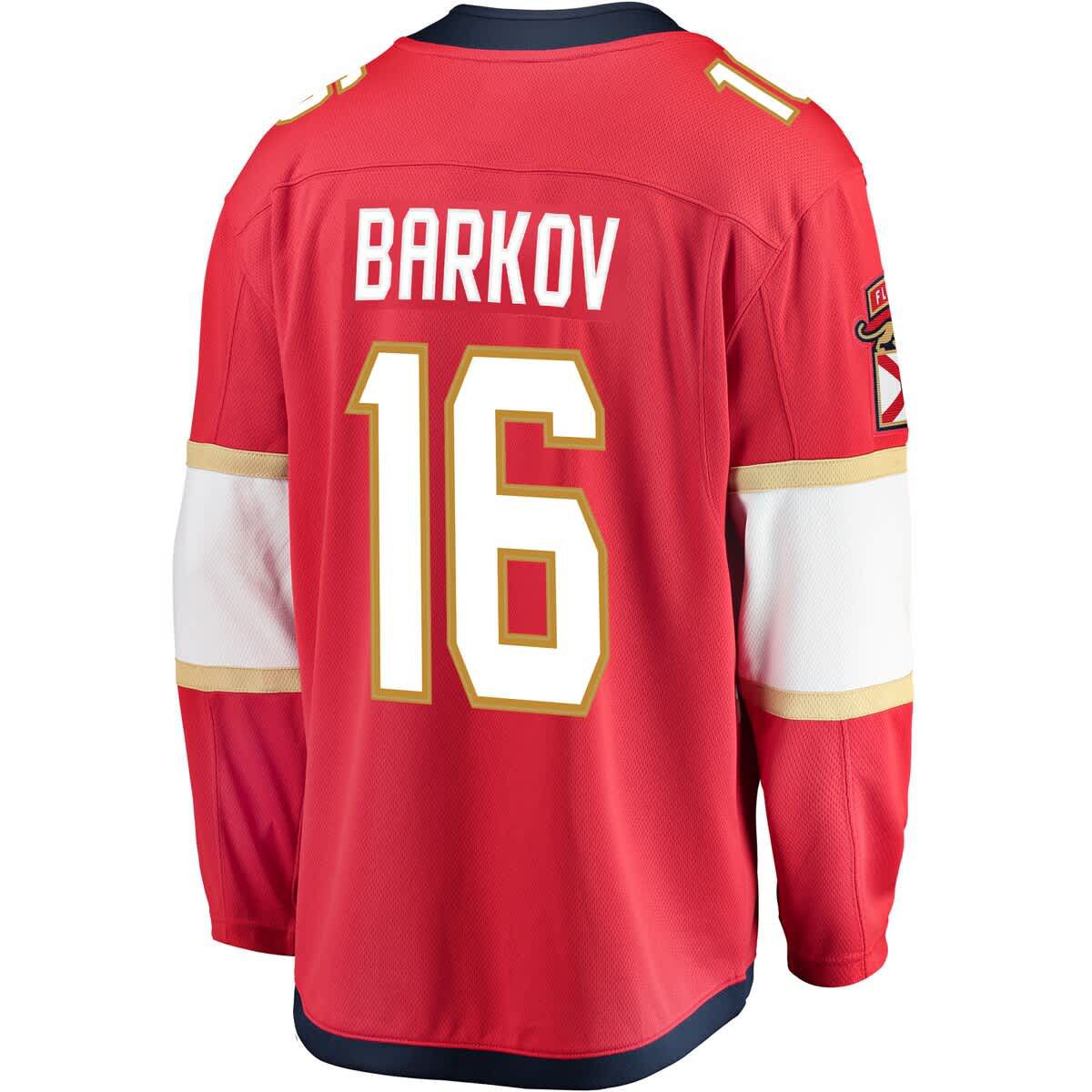 NHL Fanatics Aleksander Barkov Florida Panthers Captain Patch Home Breakaway Jersey