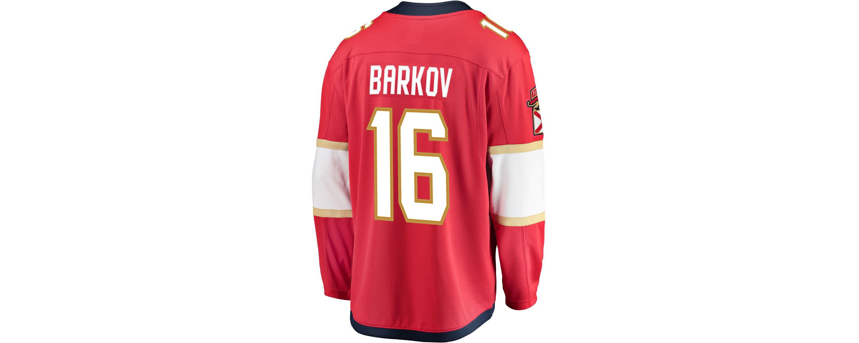 NHL Fanatics Aleksander Barkov Florida Panthers Captain Patch Home Breakaway Jersey