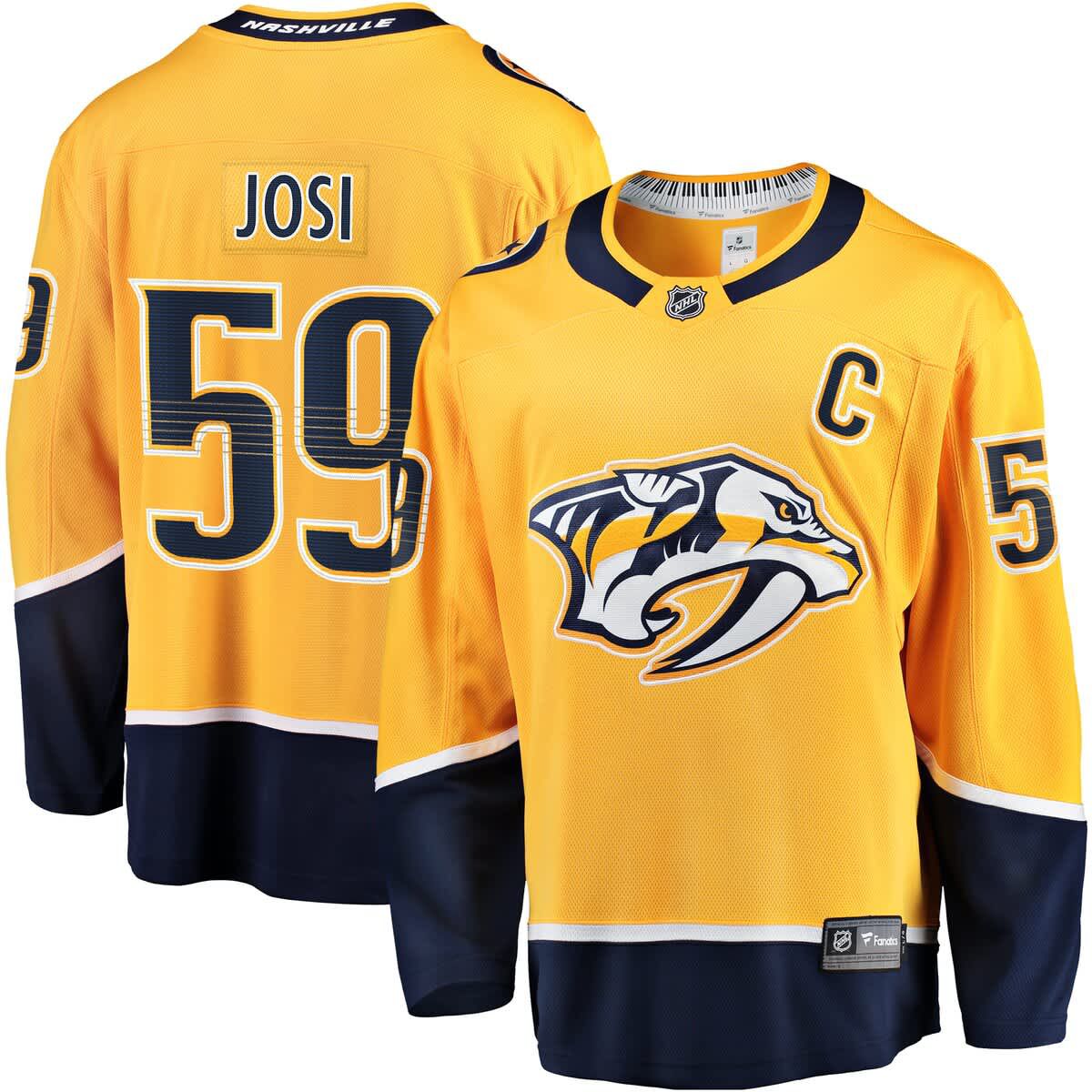NHL Fanatics Roman Josi Nashville Predators Home Breakaway Jersey