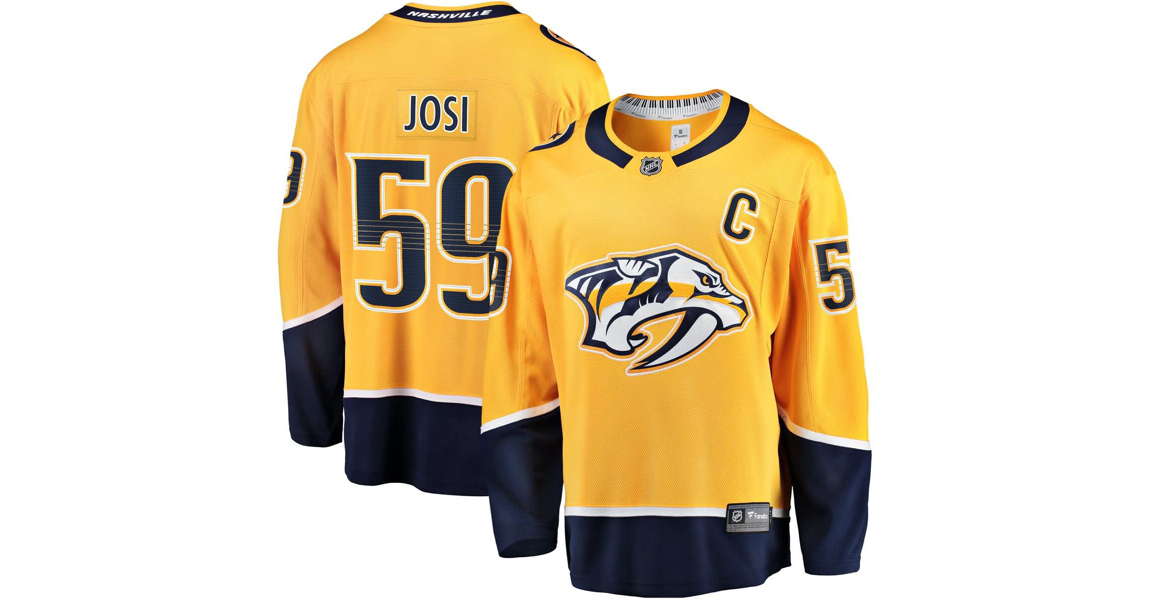 NHL Fanatics Roman Josi Nashville Predators Home Breakaway Jersey