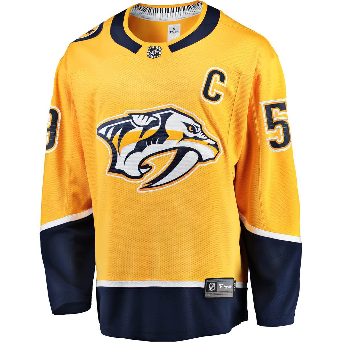 NHL Fanatics Roman Josi Nashville Predators Home Breakaway Jersey