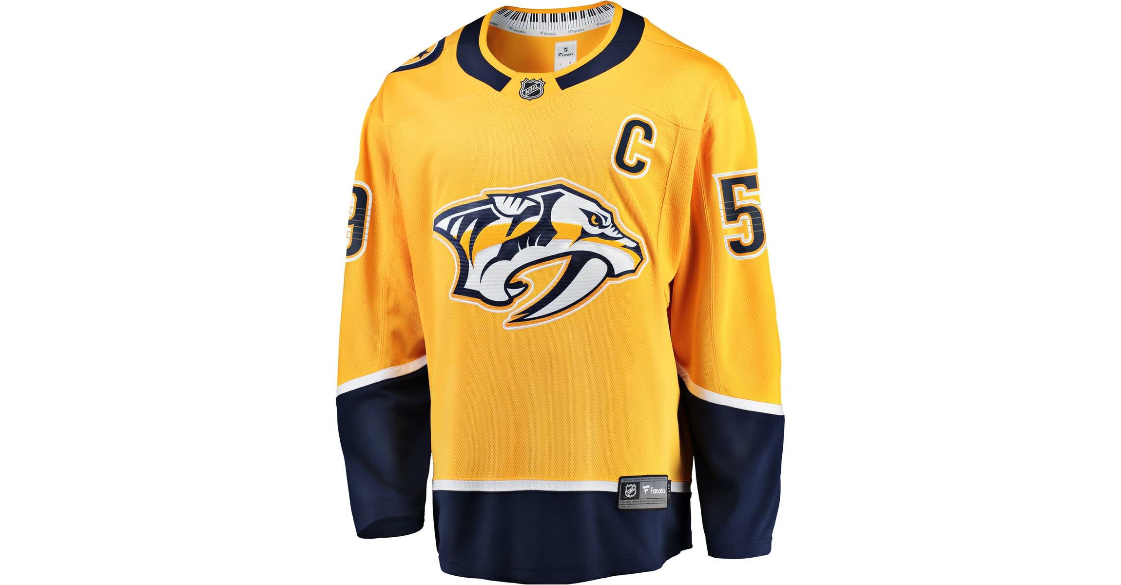 NHL Fanatics Roman Josi Nashville Predators Home Breakaway Jersey
