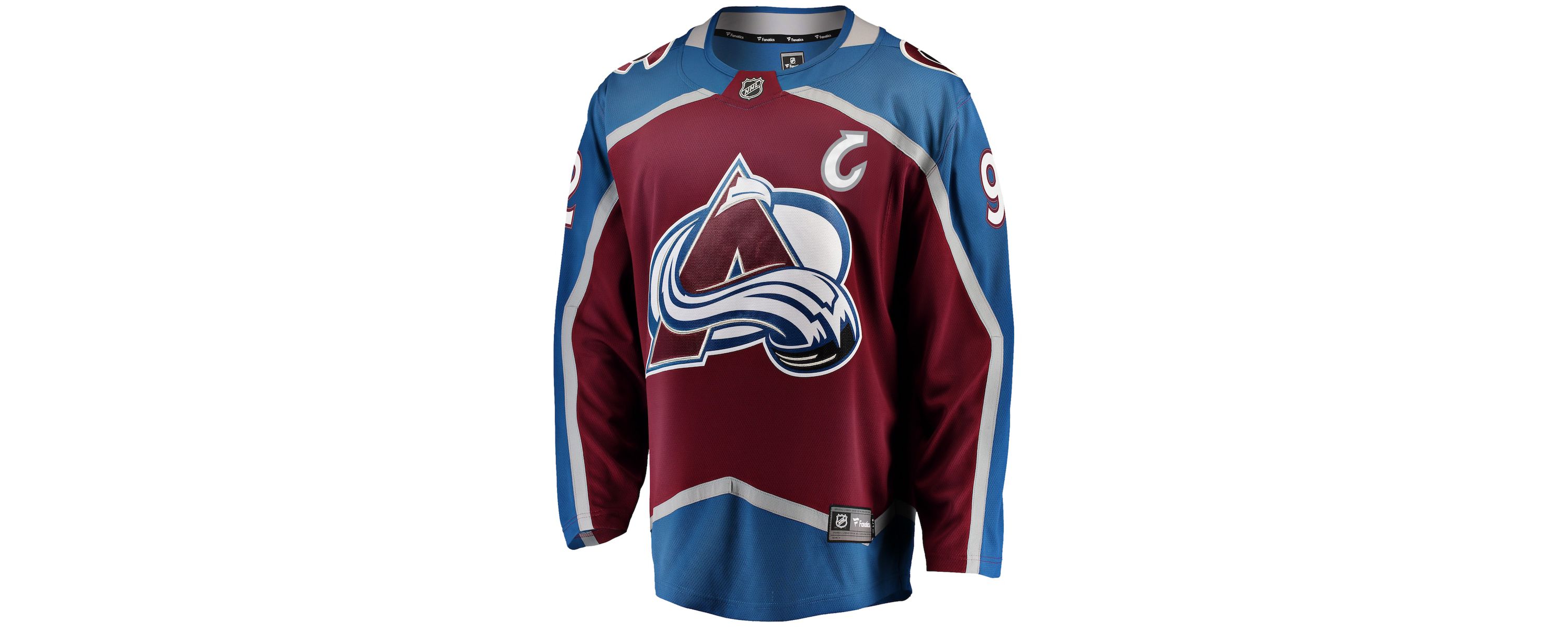NHL Fanatics Gabriel Landeskog Colorado Avalanche Captain Patch Home Breakaway Jersey