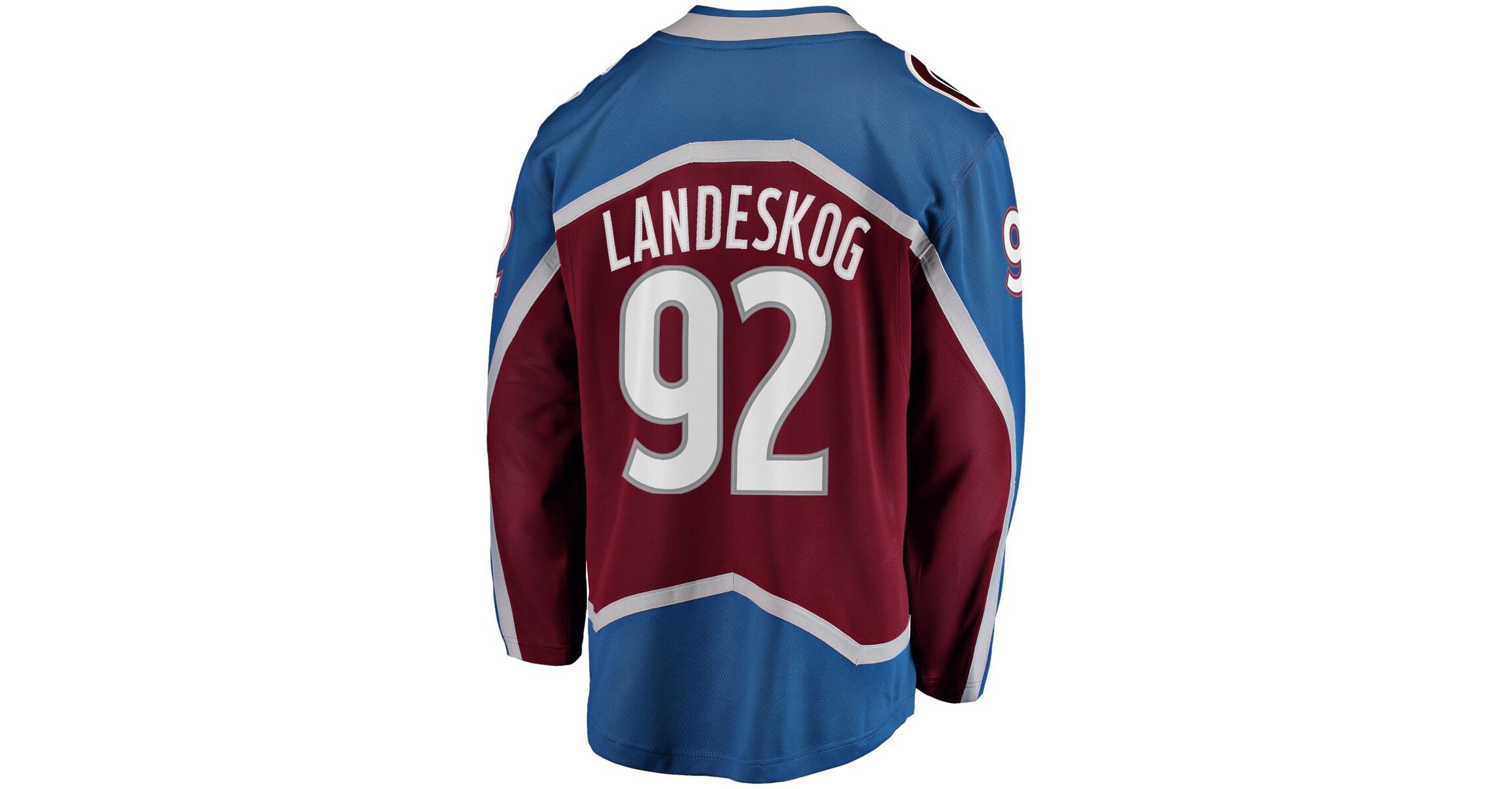 NHL Fanatics Gabriel Landeskog Colorado Avalanche Captain Patch Home Breakaway Jersey