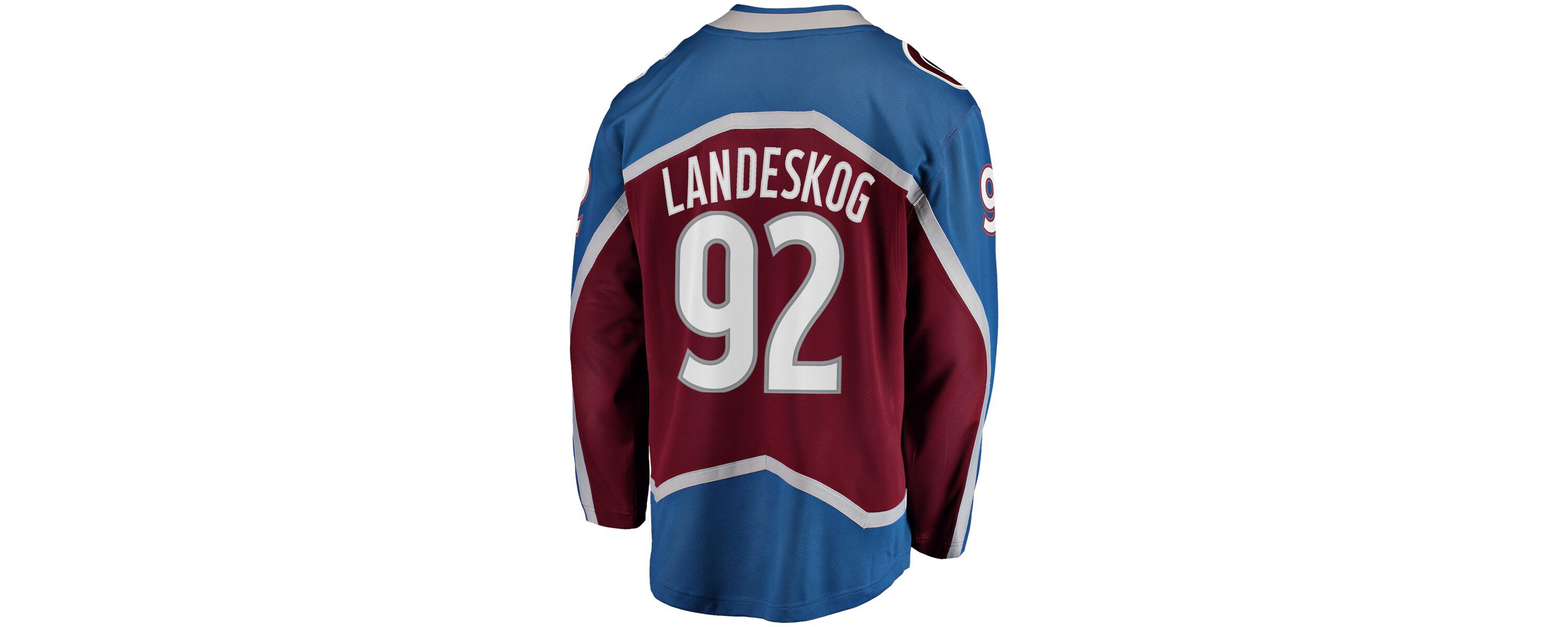 NHL Fanatics Gabriel Landeskog Colorado Avalanche Captain Patch Home Breakaway Jersey