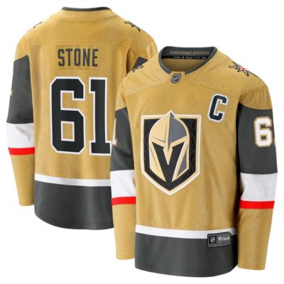 Men's NHL Fanatics Mark Vegas Golden Knights Home Breakaway Jersey, Gold, 5XL