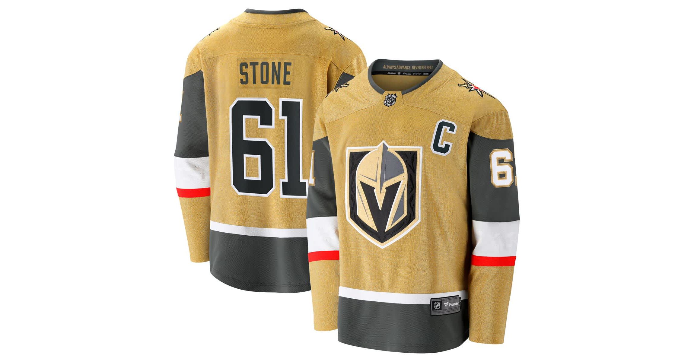 NHL Fanatics Mark Vegas Golden Knights Home Breakaway Jersey