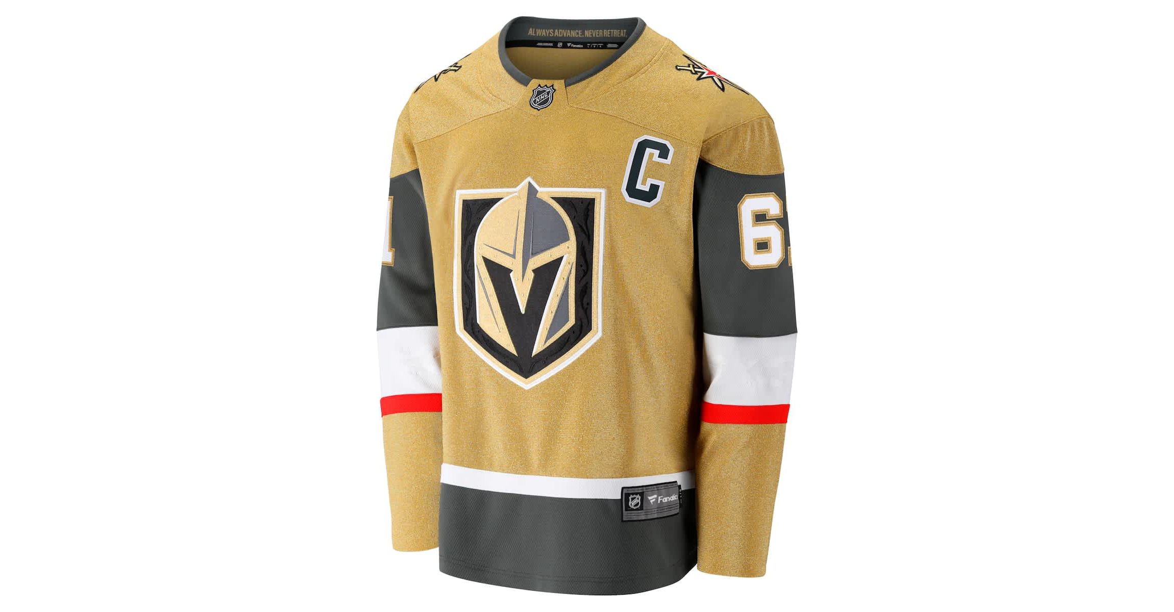 NHL Fanatics Mark Vegas Golden Knights Home Breakaway Jersey