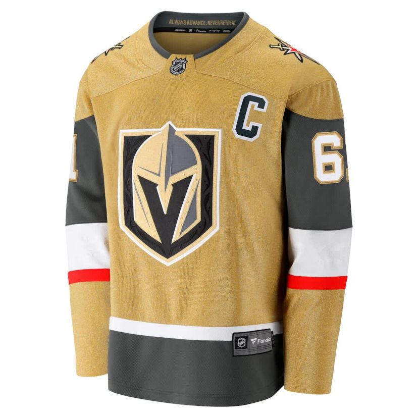 NHL Fanatics Mark Vegas Golden Knights Home Breakaway Jersey