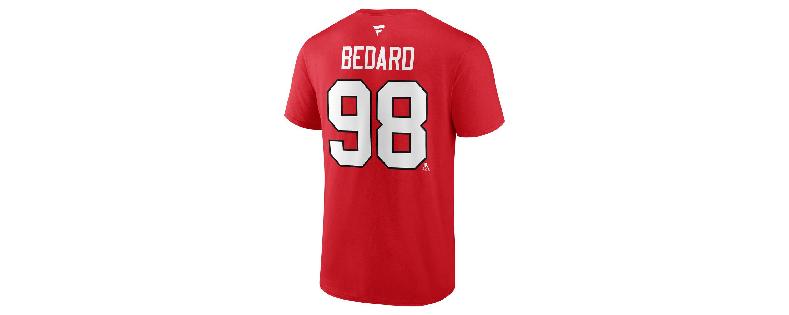 NHL Fanatics Connor Bedard Chicago Blackhawks 2023 NHL Draft Authentic Stack Player Name & Number T-Shirt