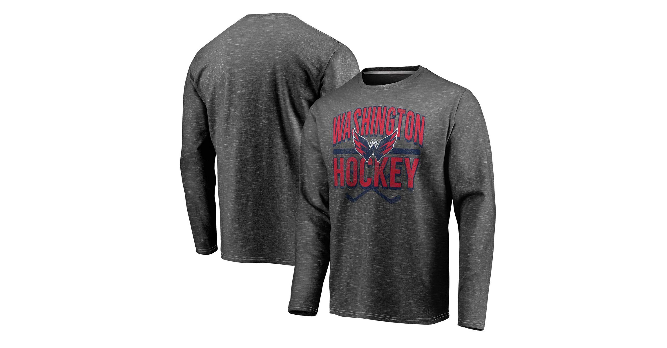 NHL Fanatics Washington Capitals Iced Out Long Sleeve T-Shirt
