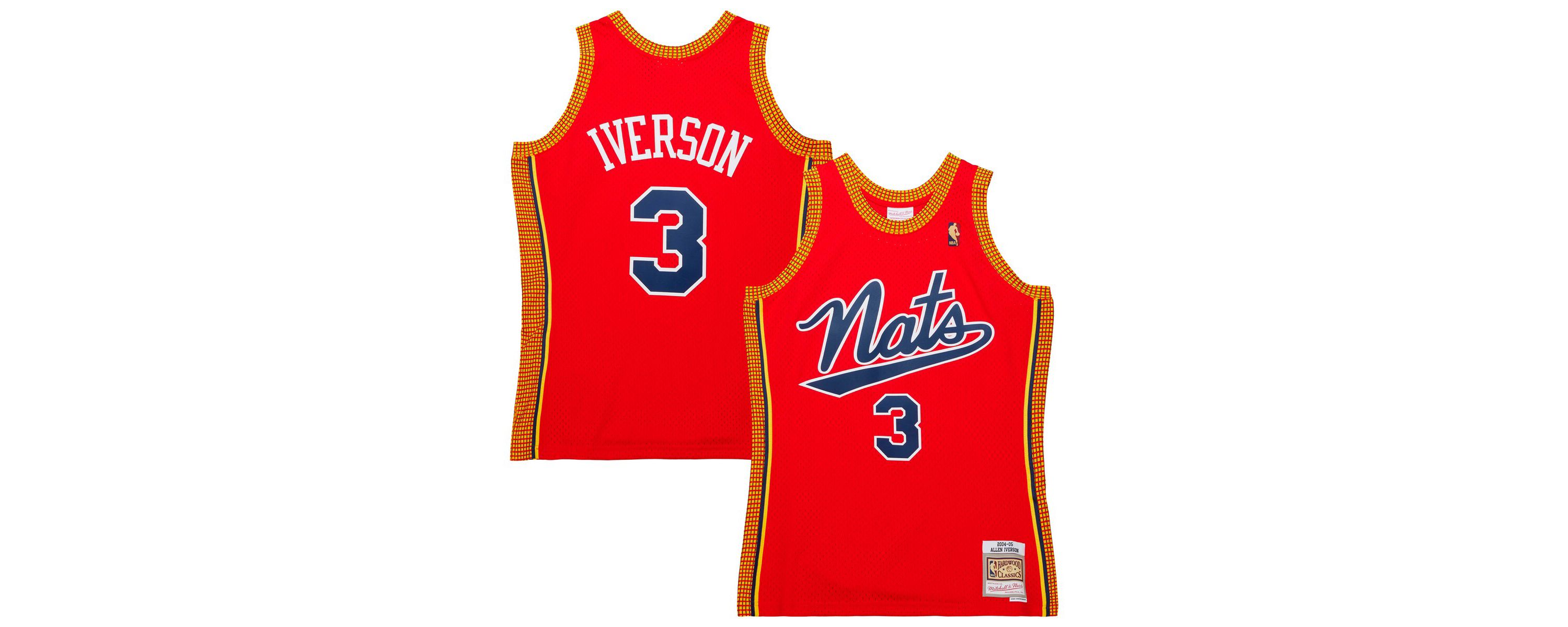NBA Allen Iverson Philadelphia 76ers 2004/05 Hardwood Classics Swingman Jersey