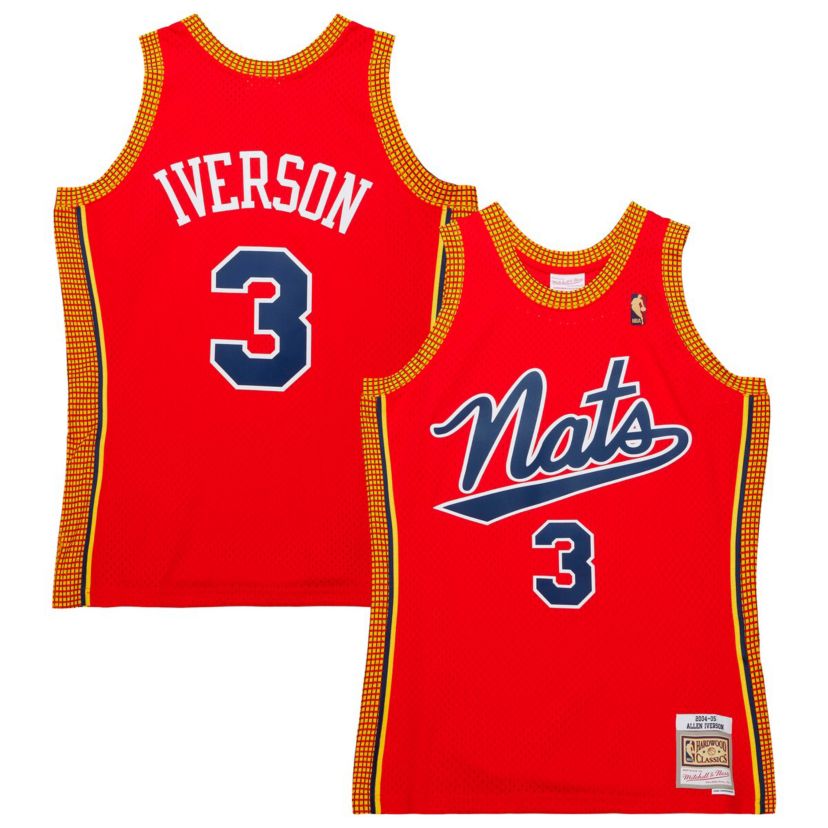 NBA Allen Iverson Philadelphia 76ers 2004/05 Hardwood Classics Swingman Jersey