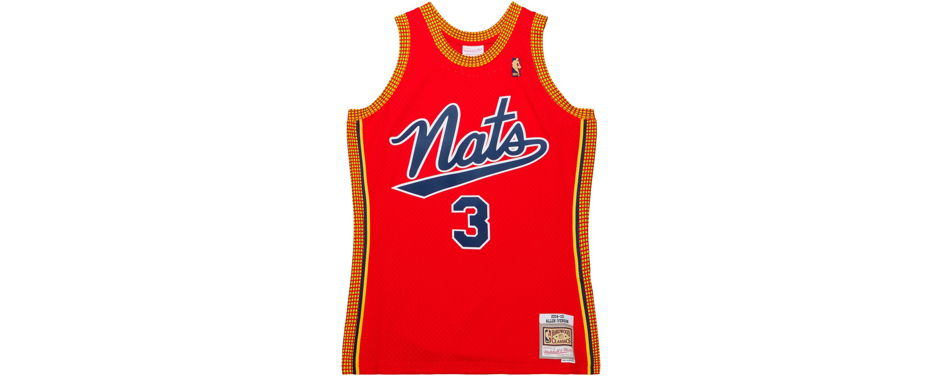 NBA Allen Iverson Philadelphia 76ers 2004/05 Hardwood Classics Swingman Jersey