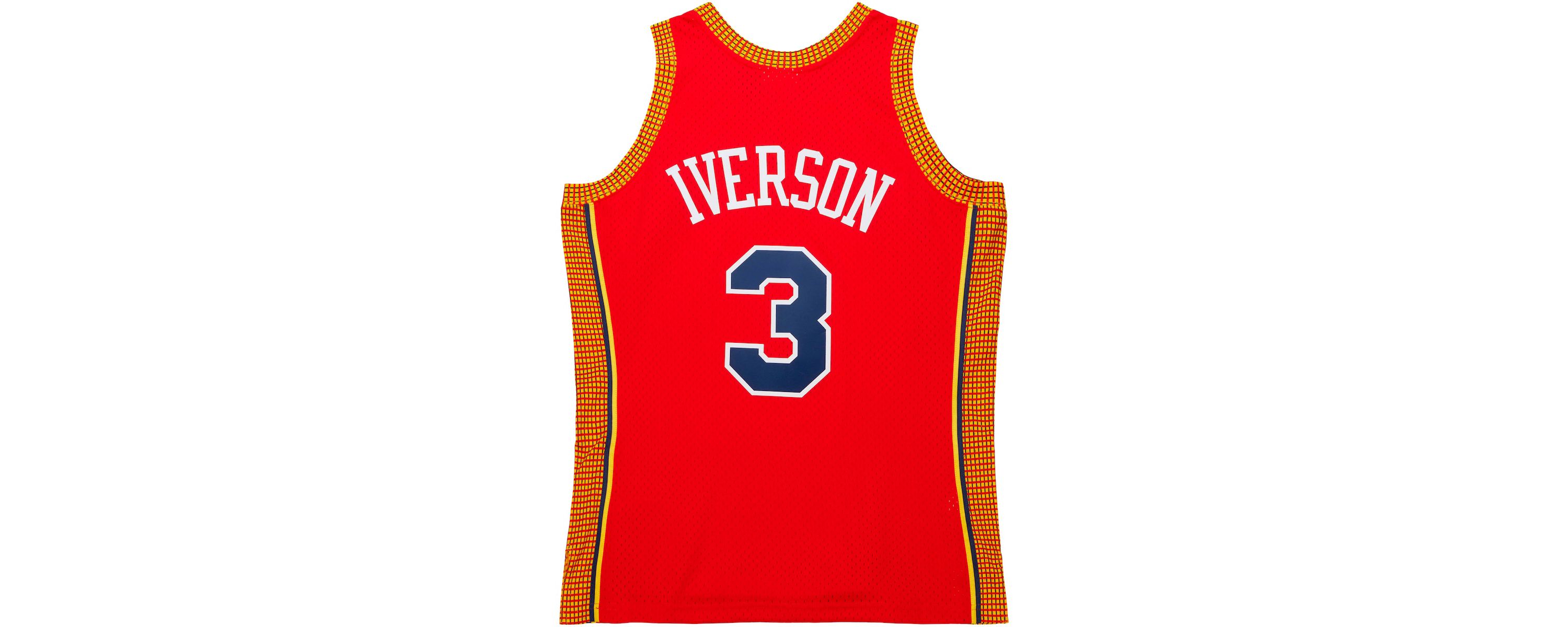 NBA Allen Iverson Philadelphia 76ers 2004/05 Hardwood Classics Swingman Jersey