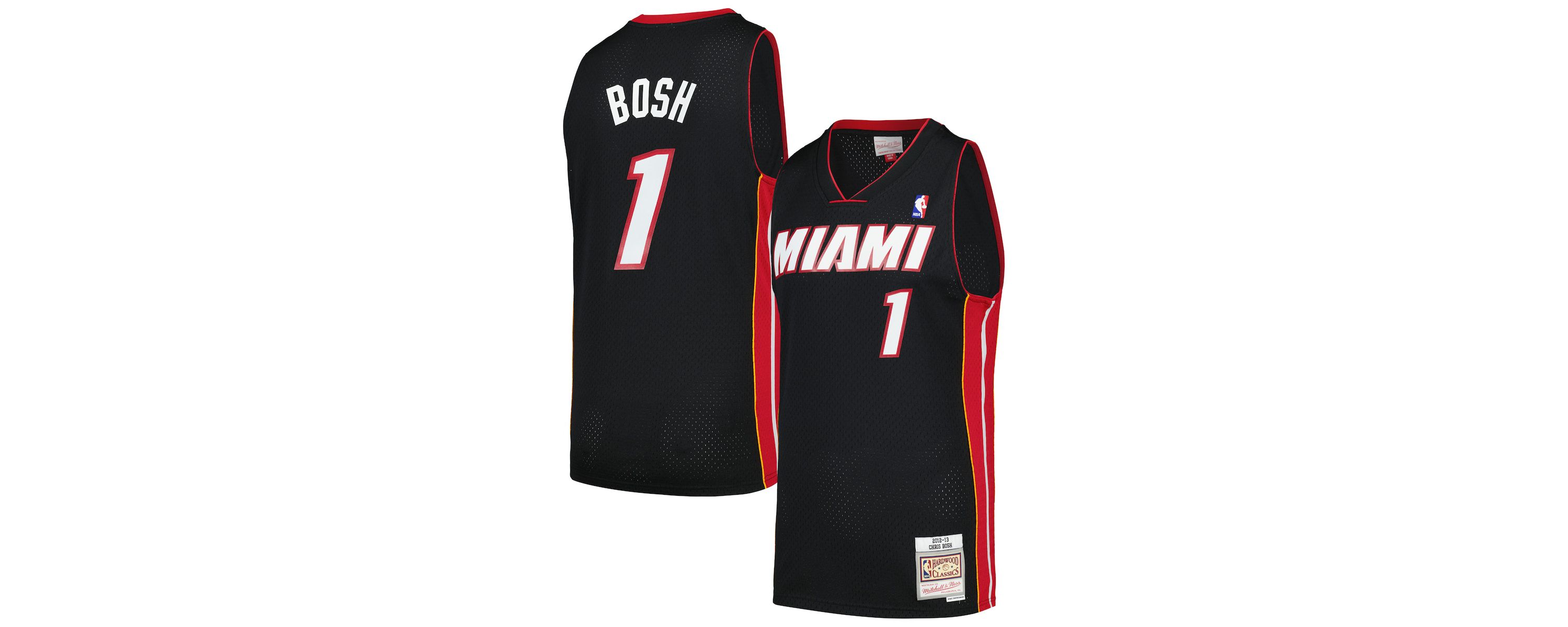 NBA Chris Bosh Miami Heat 2012/13 Hardwood Classics Swingman Jersey