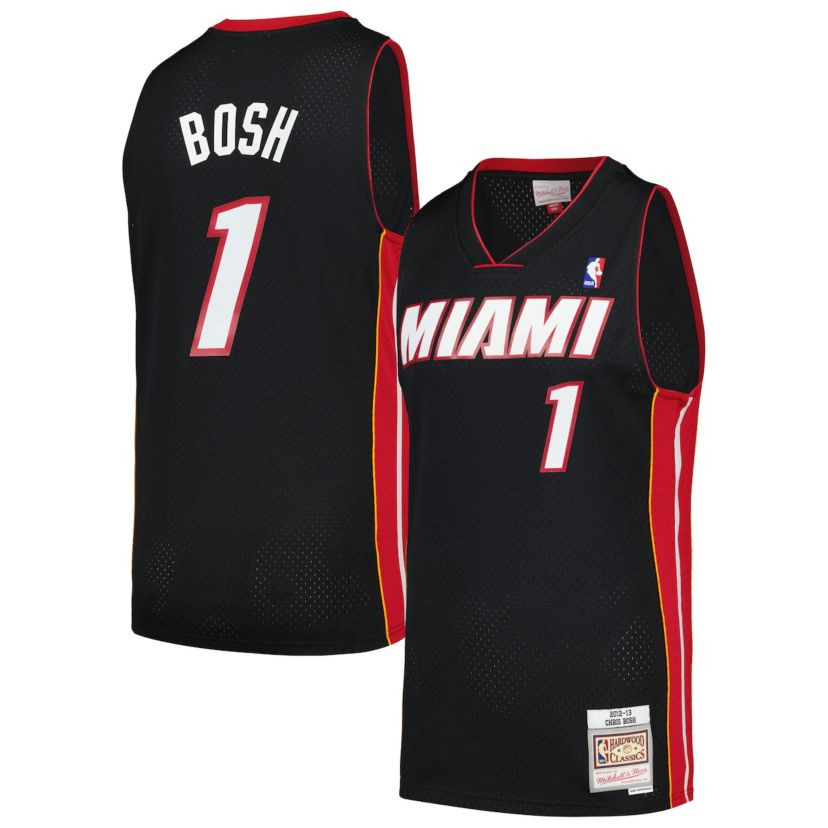 NBA Chris Bosh Miami Heat 2012/13 Hardwood Classics Swingman Jersey