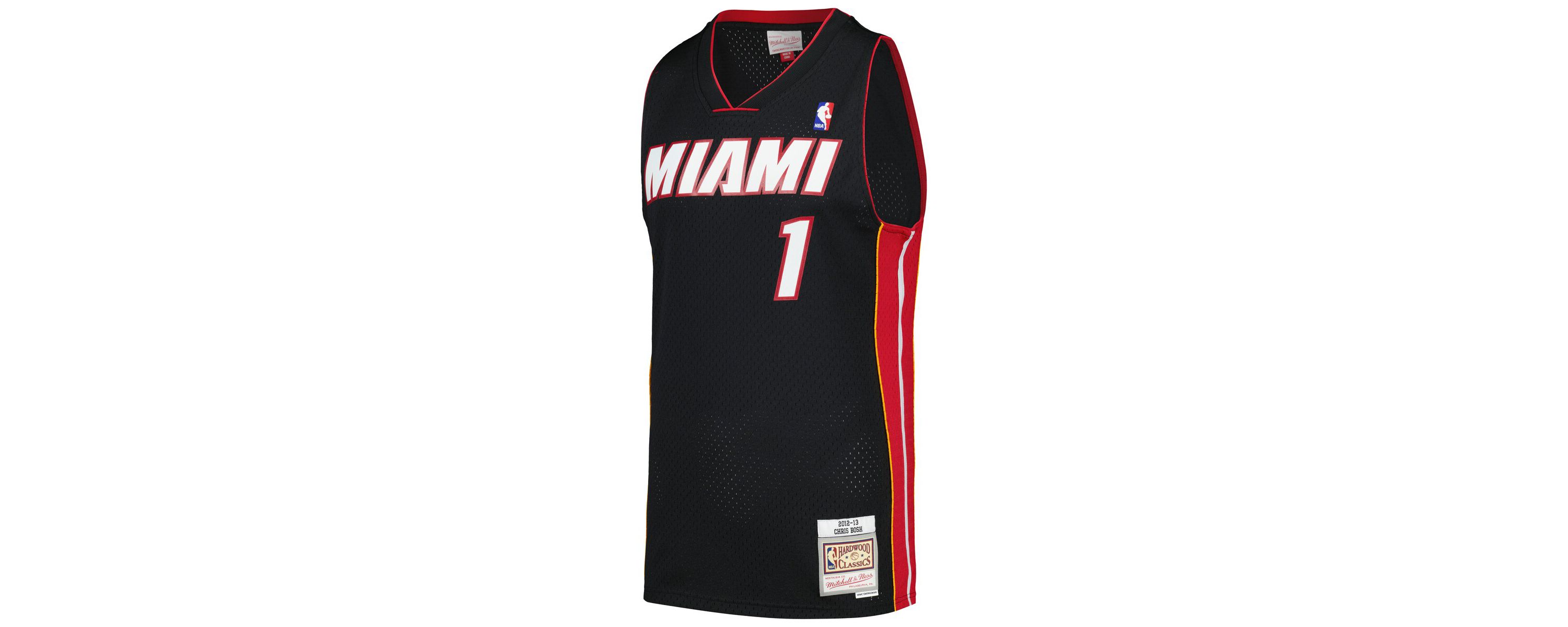 NBA Chris Bosh Miami Heat 2012/13 Hardwood Classics Swingman Jersey