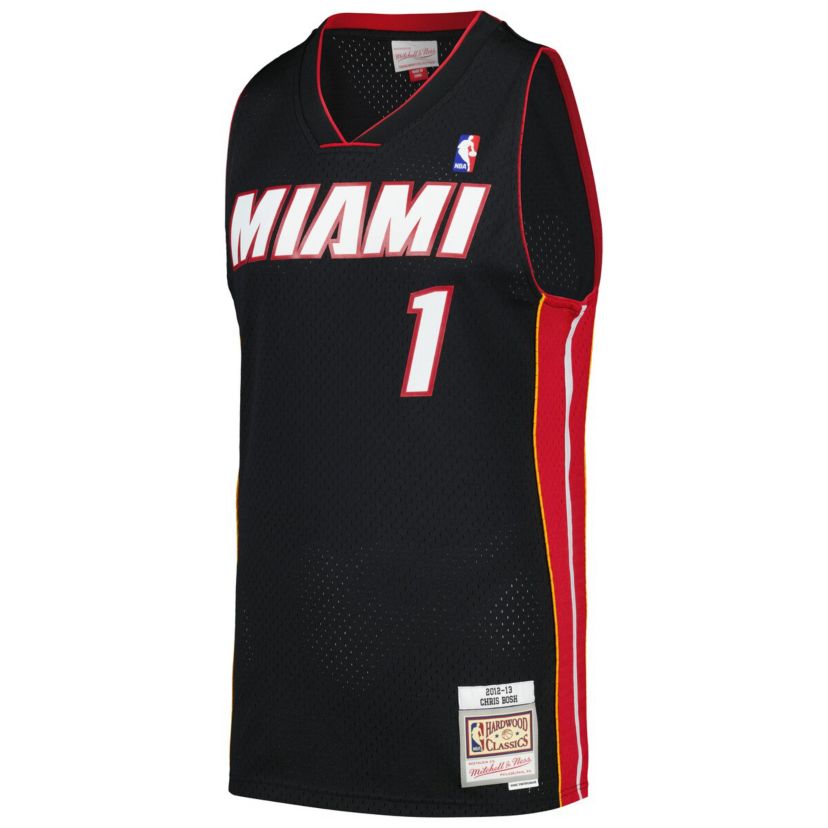 NBA Chris Bosh Miami Heat 2012/13 Hardwood Classics Swingman Jersey