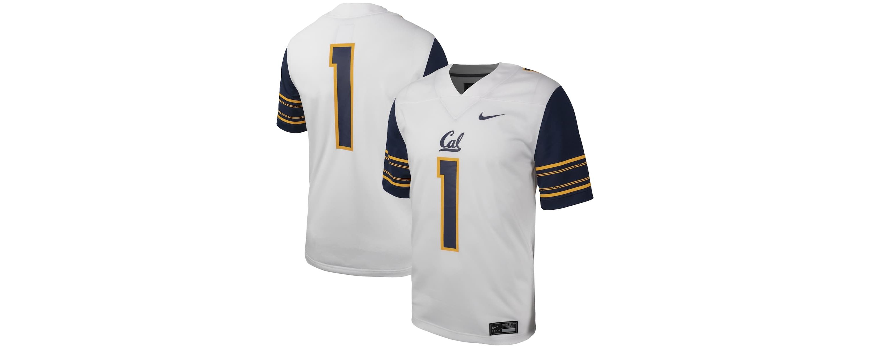California Golden Bears NCAA Nike #1 Cal Bears Untouchable Football Replica Jersey