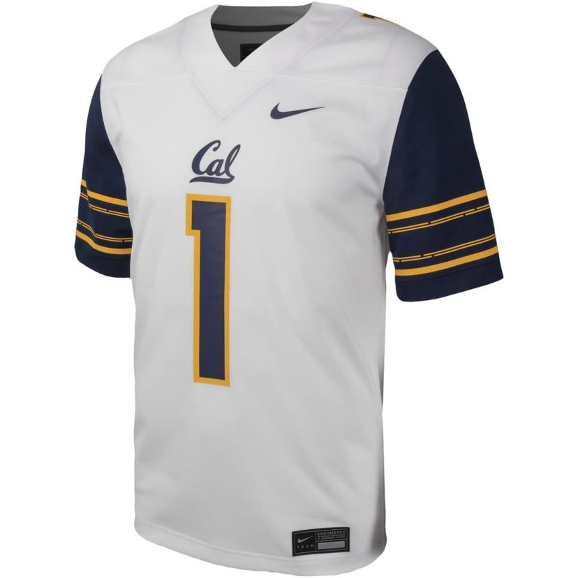 California Golden Bears NCAA Nike #1 Cal Bears Untouchable Football Replica Jersey