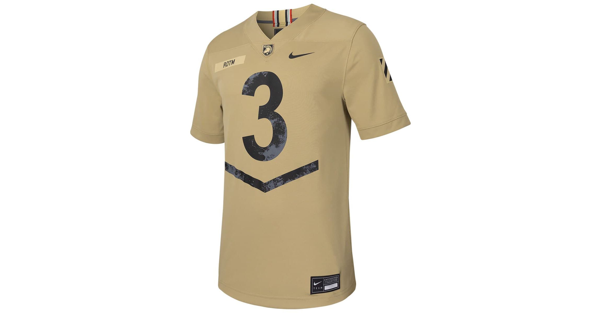 Army Black Knights NCAA Nike #3 Army Knights 2023 Rivalry Collection Untouchable Football Replica Jersey