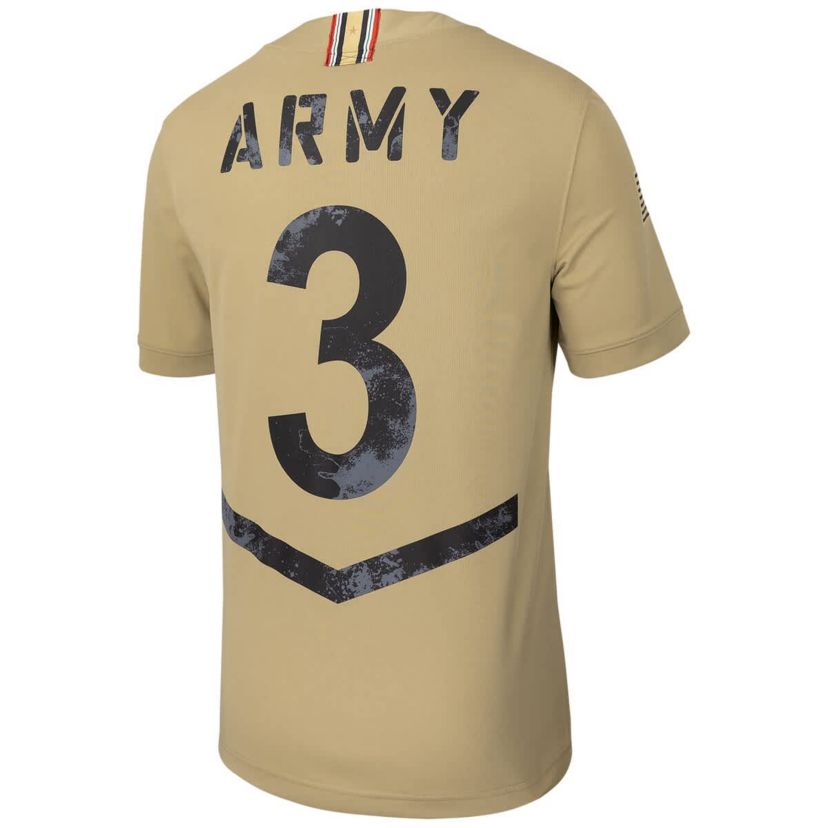 Army Black Knights NCAA Nike #3 Army Knights 2023 Rivalry Collection Untouchable Football Replica Jersey