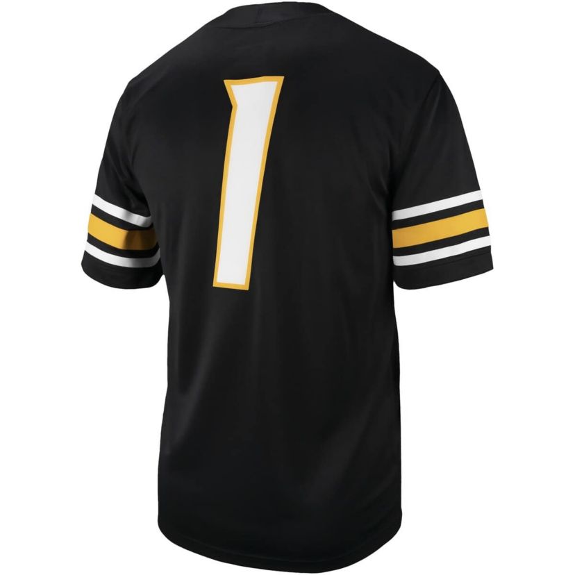 NCAA Nike #1 Missouri Tigers Untouchable Football Replica Jersey