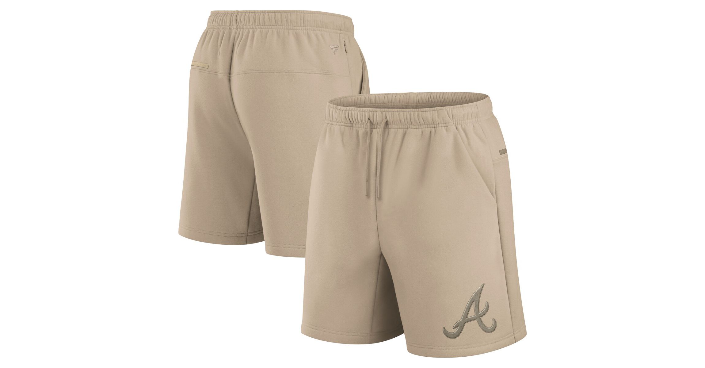 MLB Unisex Fanatics Atlanta Braves Elements Super Soft Fleece Shorts