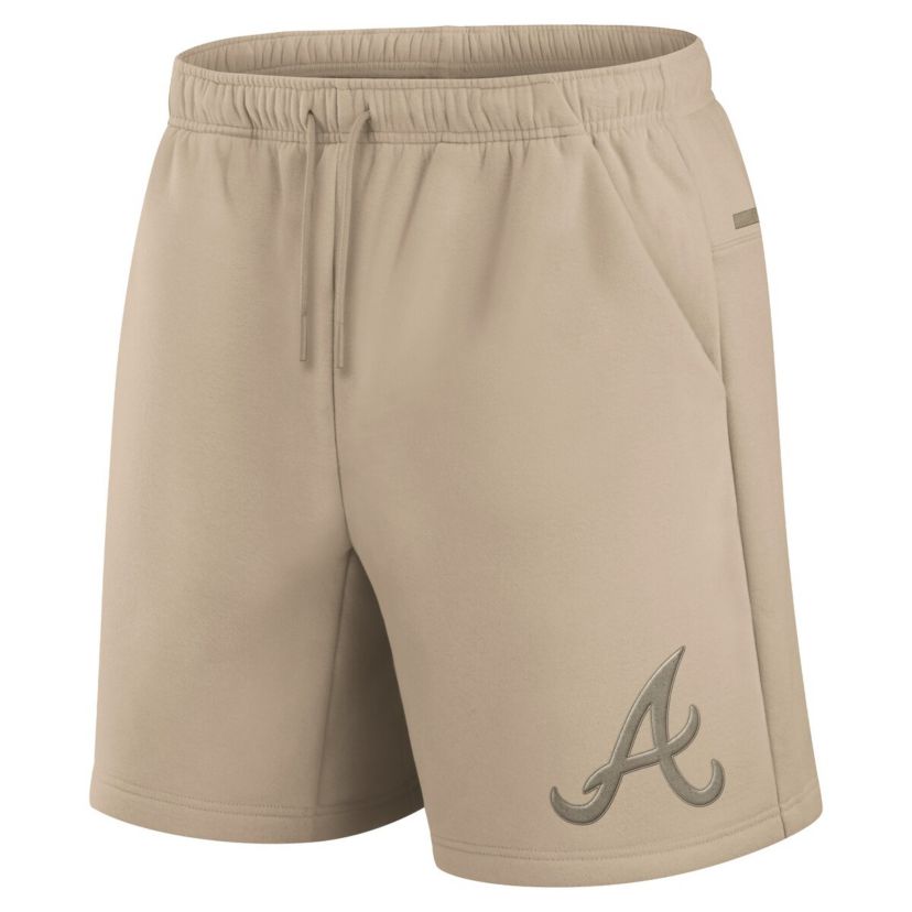 MLB Unisex Fanatics Atlanta Braves Elements Super Soft Fleece Shorts