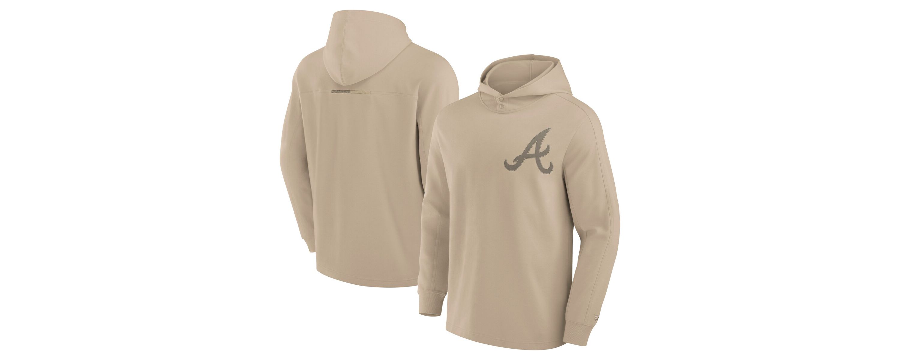 MLB Fanatics Atlanta Braves Elements Lightweight Fleece Hoodie