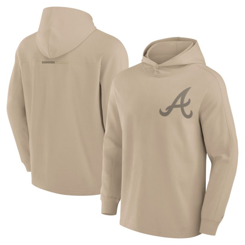 MLB Fanatics Atlanta Braves Elements Lightweight Fleece Hoodie