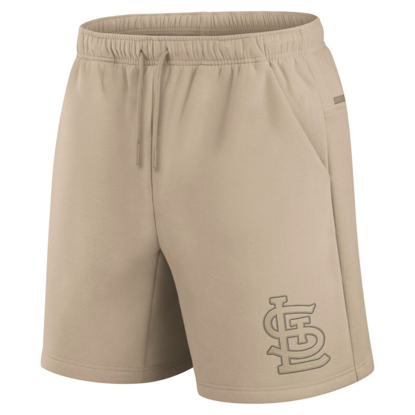 MLB Unisex Fanatics St. Louis Cardinals Elements Super Soft Fleece Shorts