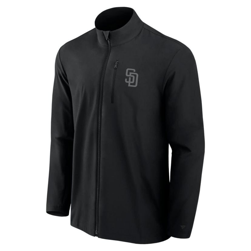 MLB Fanatics San Diego Padres Front Office Micro Tonal Full-Zip Jacket