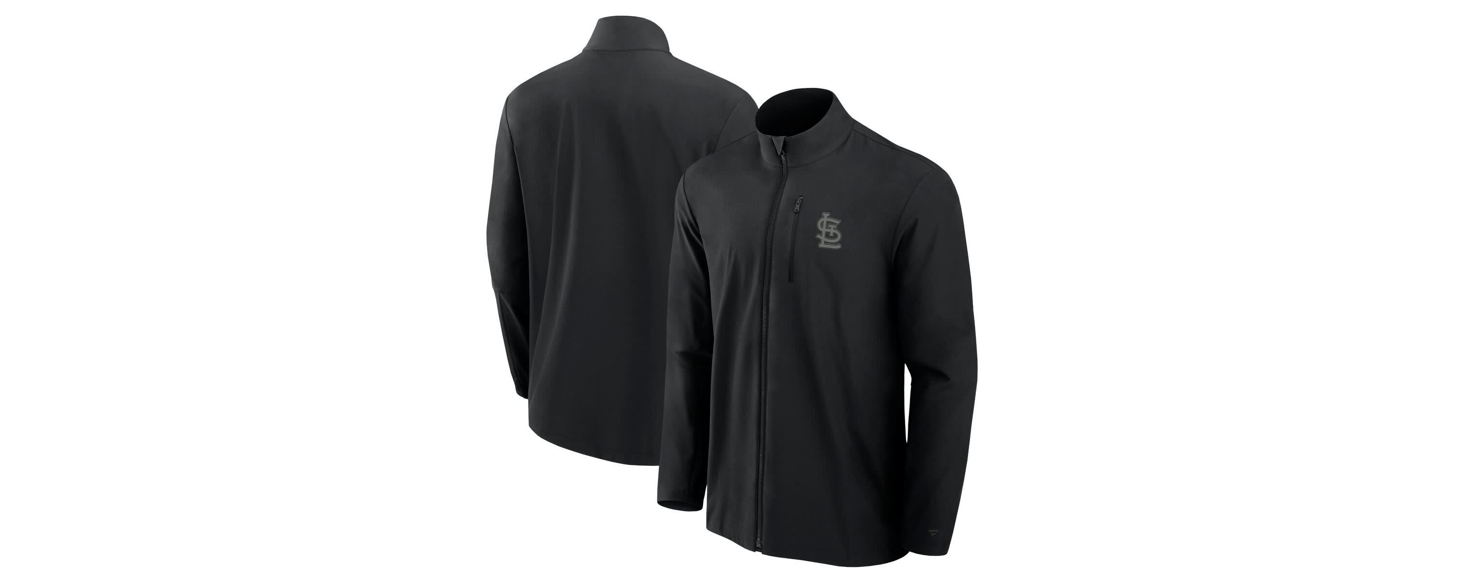 MLB Fanatics St. Louis Cardinals Front Office Micro Tonal Full-Zip Jacket