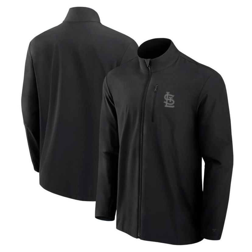 MLB Fanatics St. Louis Cardinals Front Office Micro Tonal Full-Zip Jacket