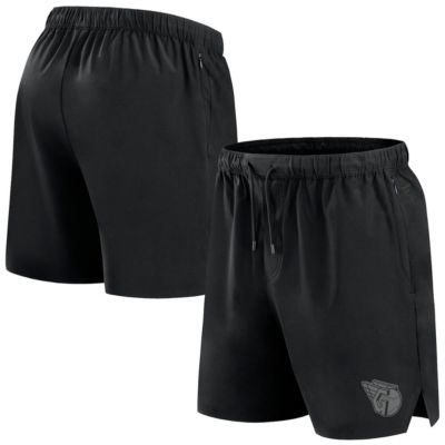 Men's MLB Fanatics Cleveland Guardians Front Office Micro Tonal Shorts, Black, 5XL