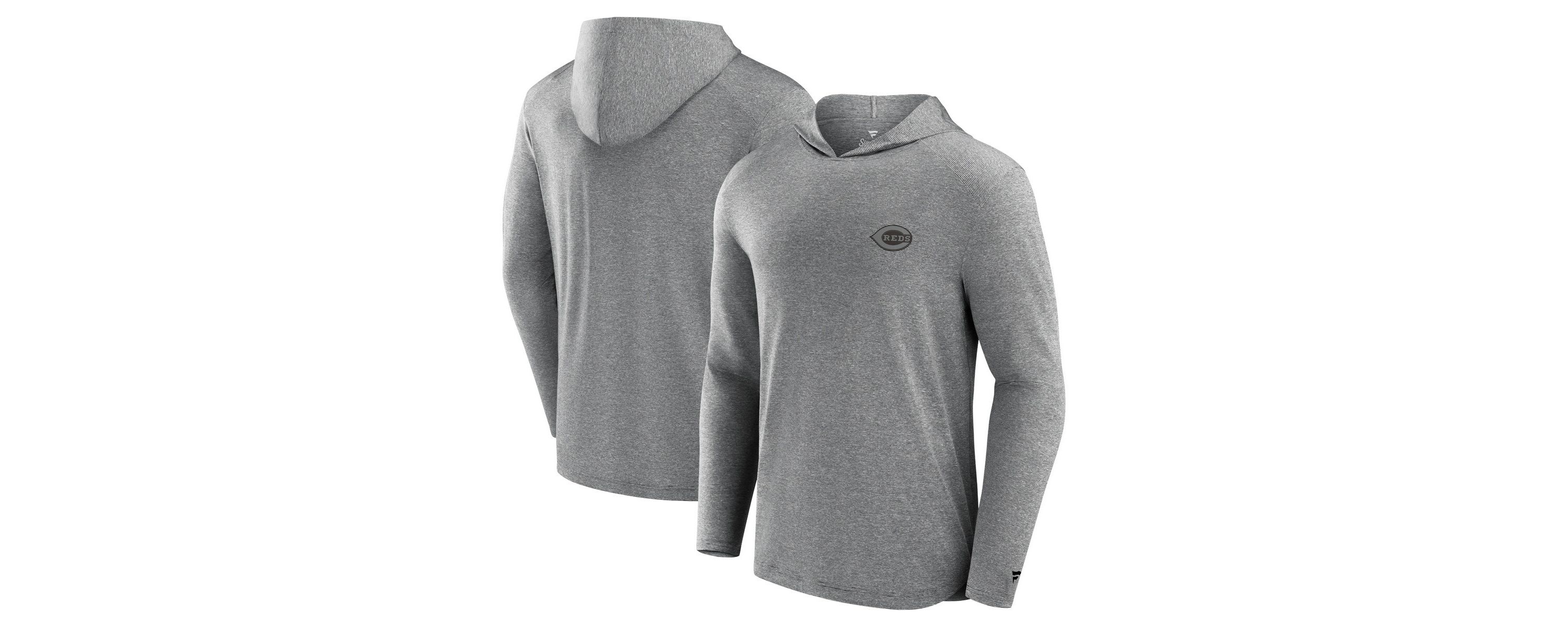 MLB Fanatics Cincinnati Reds Front Office Tech Lightweight Hoodie T-Shirt
