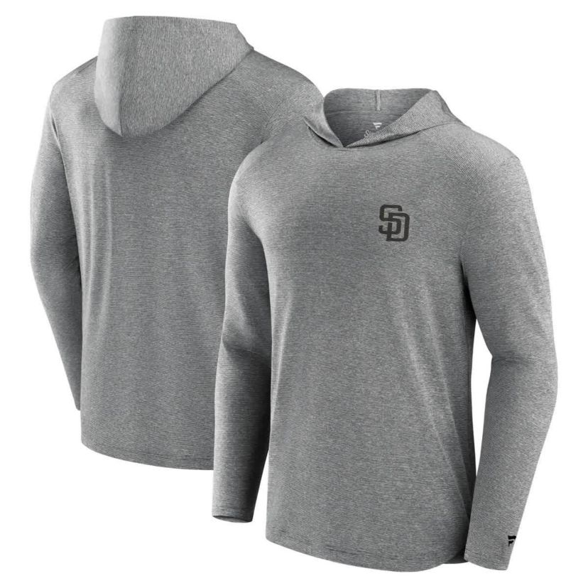 MLB Fanatics San Diego Padres Front Office Tech Lightweight Hoodie T-Shirt