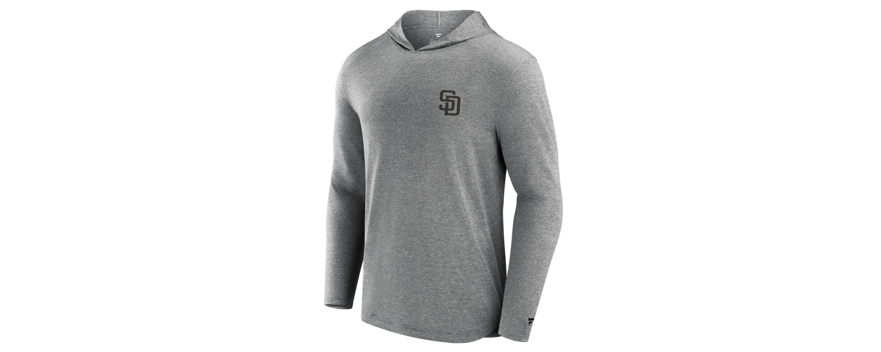 MLB Fanatics San Diego Padres Front Office Tech Lightweight Hoodie T-Shirt