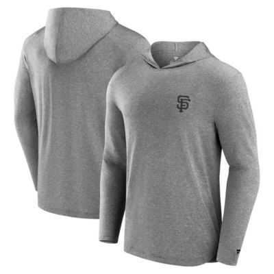 Men's MLB Fanatics San Francisco Giants Front Office Tech Lightweight Hoodie T-Shirt, Black, 5XL