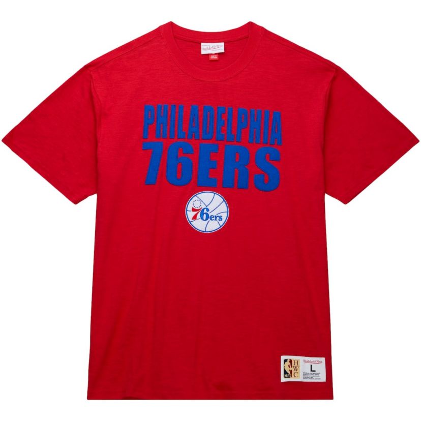 NBA Philadelphia 76ers Hardwood Classics Legendary Slub T-Shirt