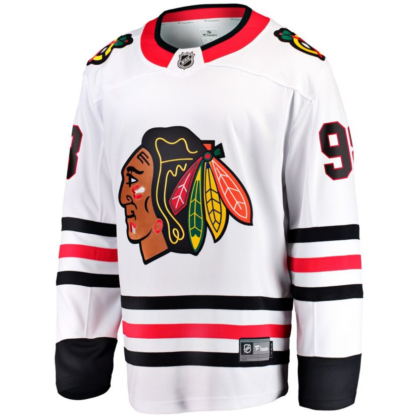 NHL Fanatics Connor Bedard Chicago Blackhawks Away Breakaway Player Jersey