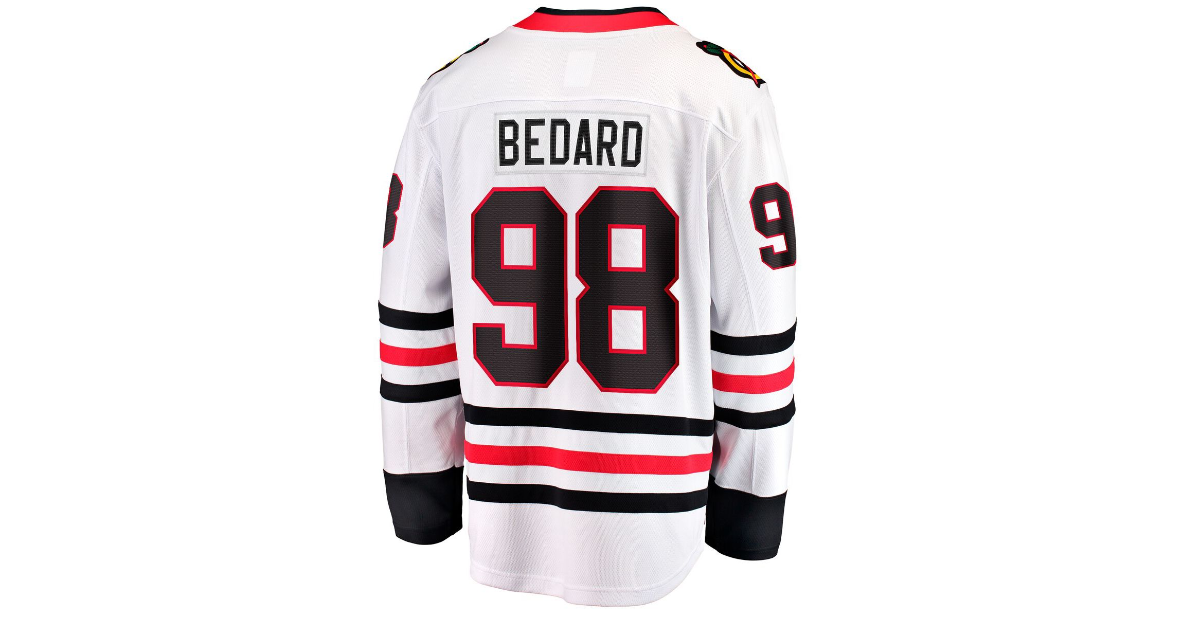 NHL Fanatics Connor Bedard Chicago Blackhawks Away Breakaway Player Jersey