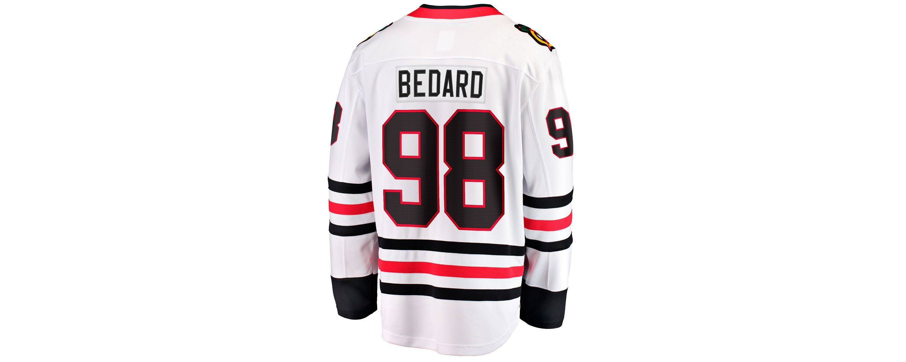 NHL Fanatics Connor Bedard Chicago Blackhawks Away Breakaway Player Jersey
