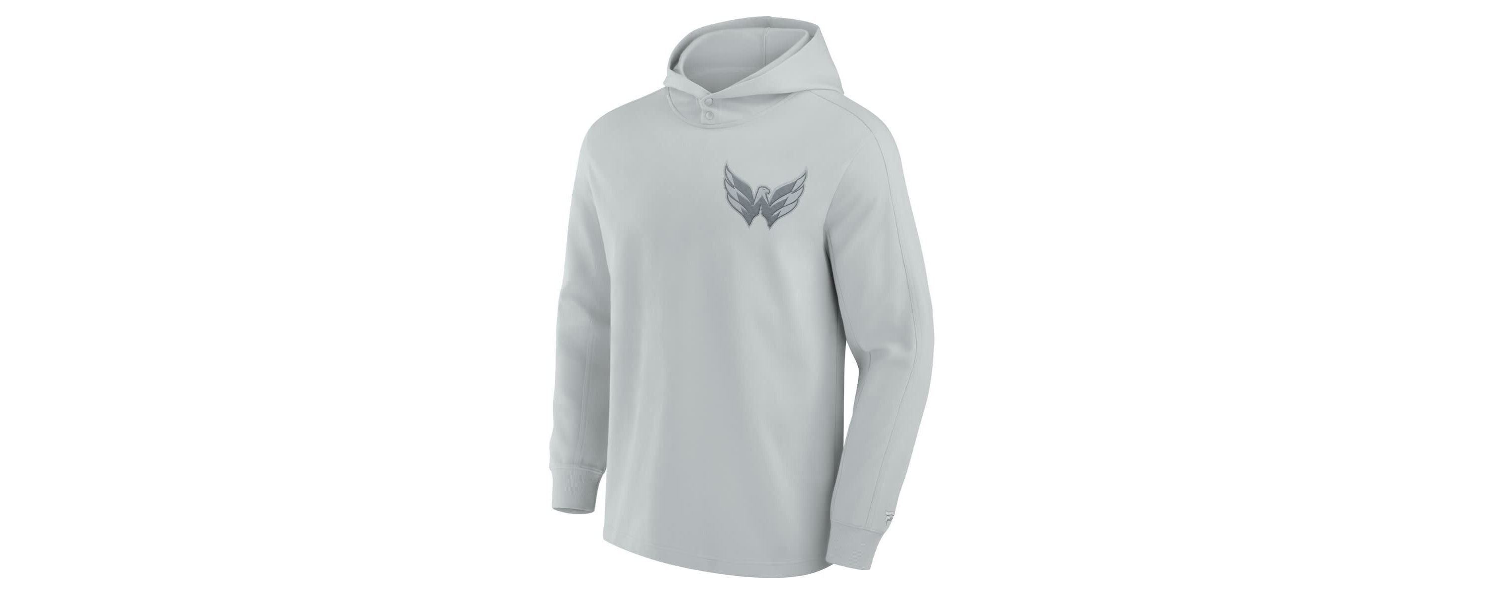 NHL Fanatics Washington Capitals Elements Lightweight Tri-Blend Fleece Hoodie