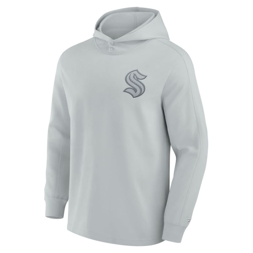 NHL Fanatics Seattle Kraken Elements Lightweight Tri-Blend Fleece Hoodie